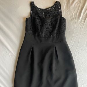 White House Black Market Black Mini Dress